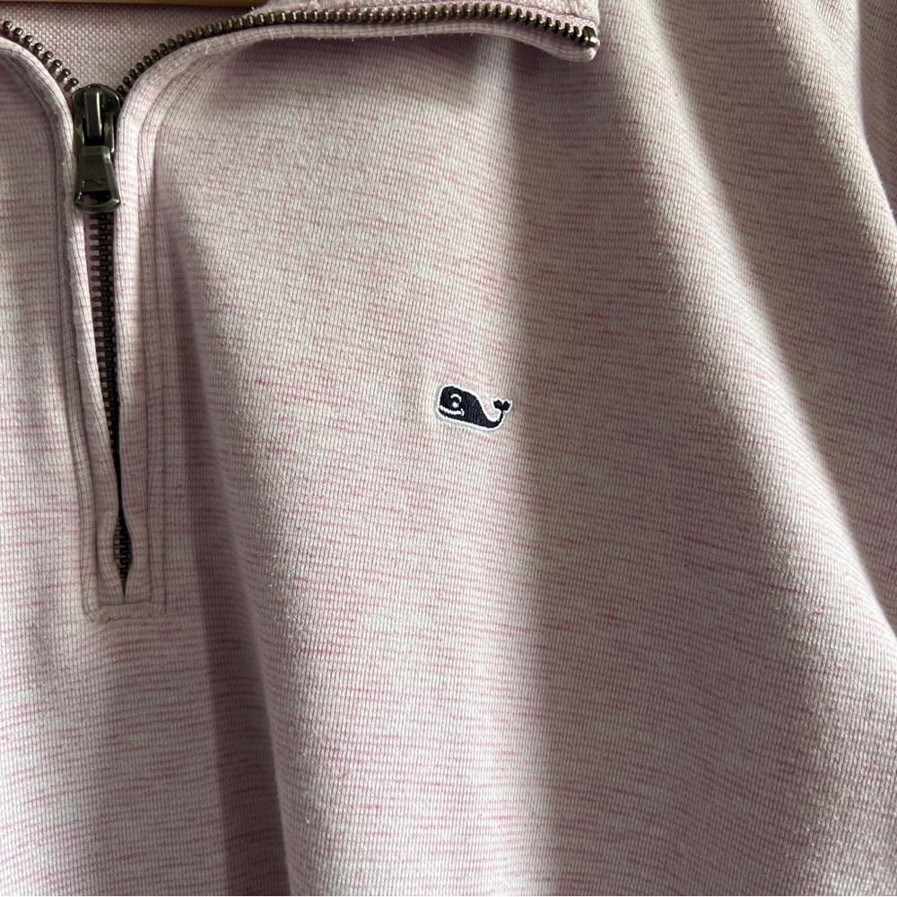 Vineyard Vines Quarter Zip Slubbed Knit Sweater - Picture 4 of 7